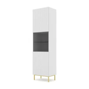 Vitrinekast RAVENNA B SC60 1D 60x42x217 Wit