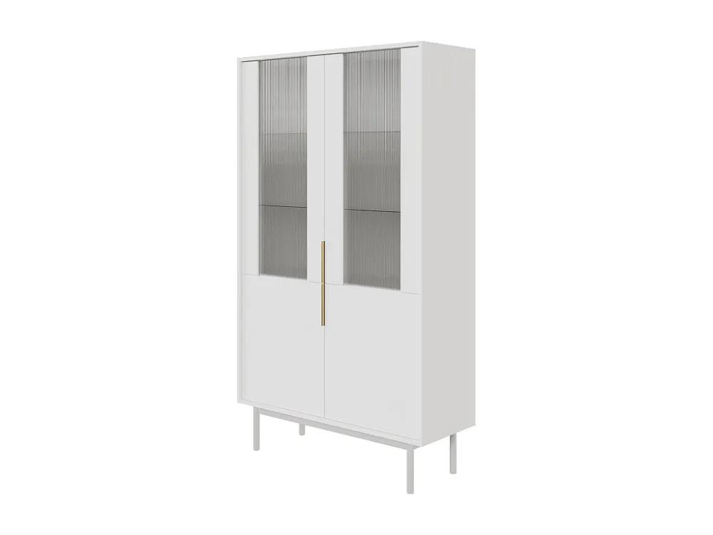 Vitrinekast VIVA SC104 2D 104x39x179 Wit