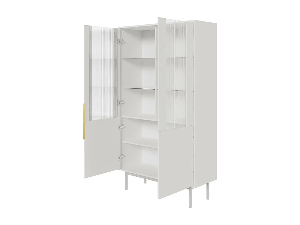 Vitrinekast VIVA SC104 2D 104x39x179 Wit