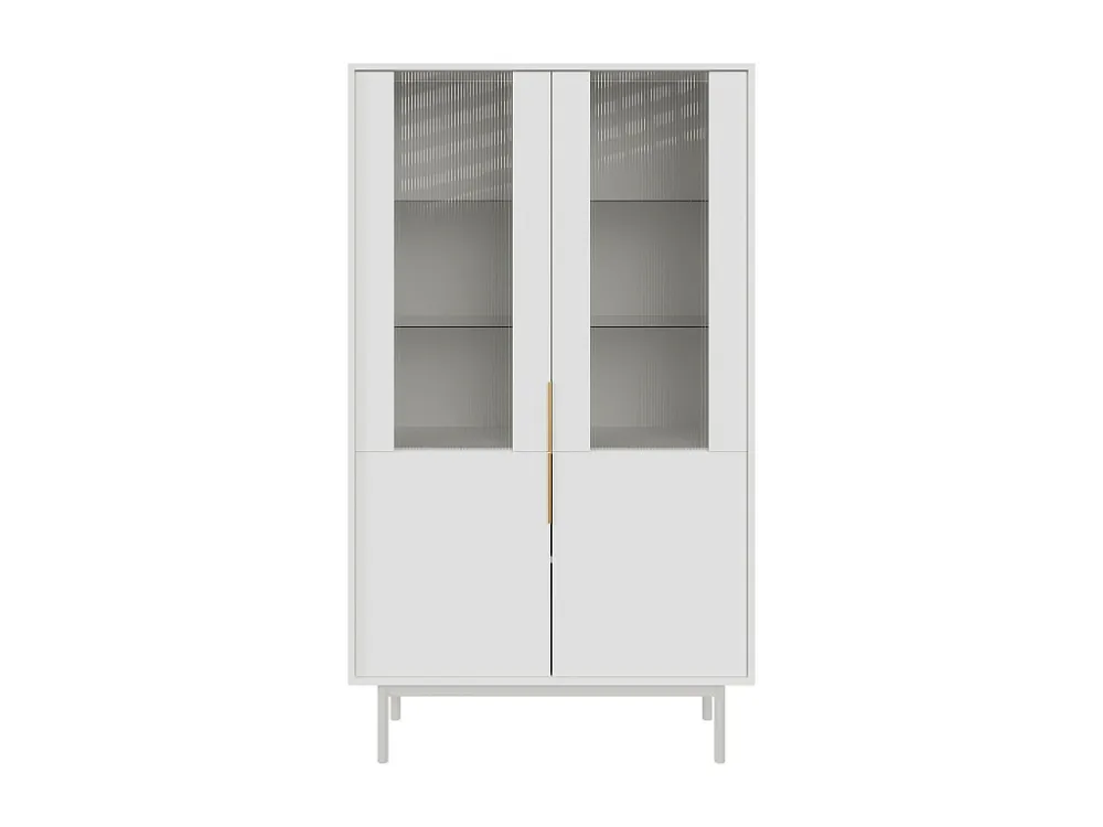 Vitrinekast VIVA SC104 2D 104x39x179 Wit