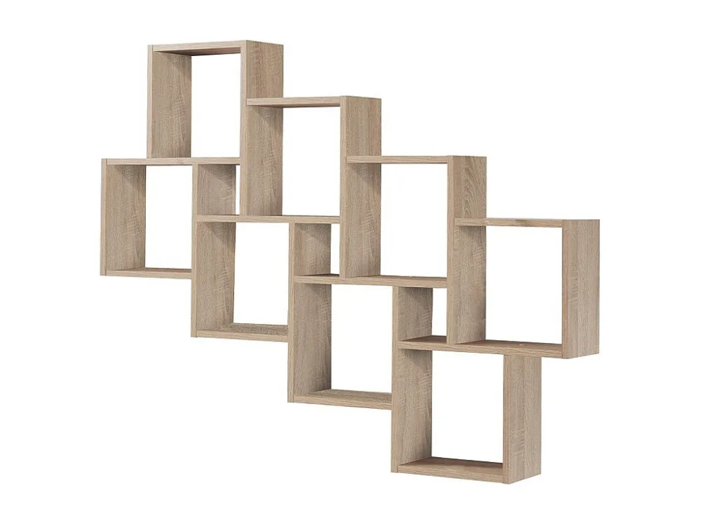 Wandplank met 11 zwevende compartimenten - Laurio Calicosy