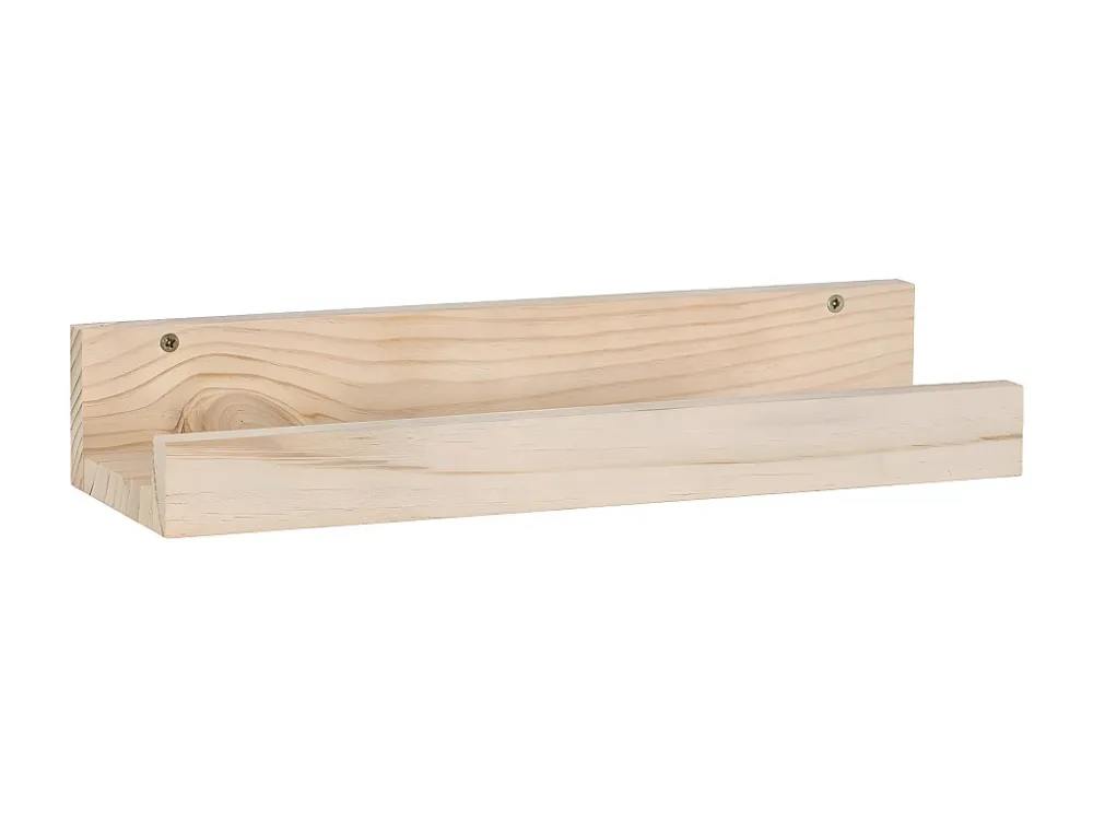 Wandplank van massief grenen - L40 x H7 cm Calicosy