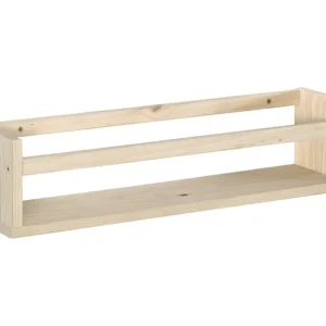Wandplank van massief grenen - L60 x H15 cm Calicosy
