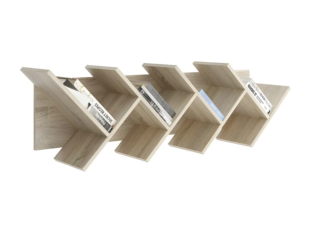Wandplank voor boeken L127.5 cm - Büchen Calicosy