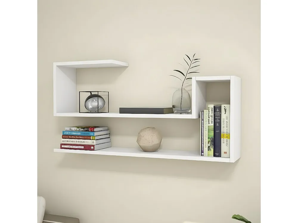 Ginevra Plank, Wit, 100x22x50 cm, EPIKASA