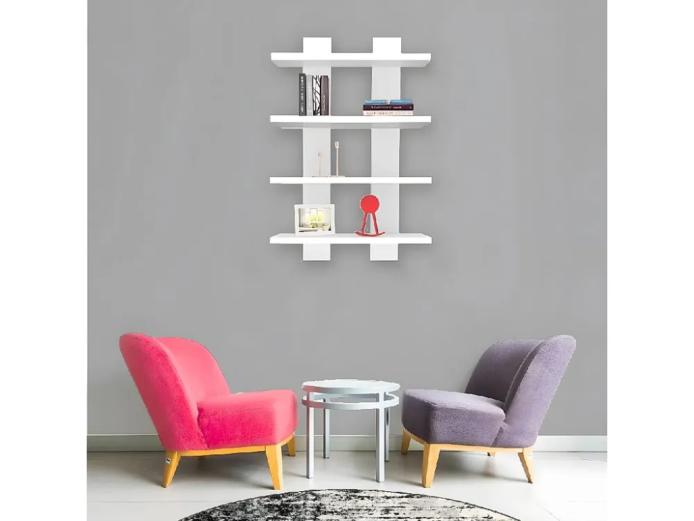 Lella Plank, Wit, 50x17x80 cm, EPIKASA
