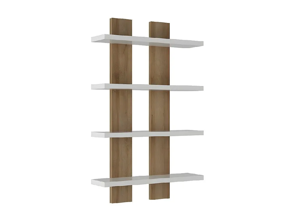 Lella Plank, Wit, Eik, 50x17x80 cm, EPIKASA