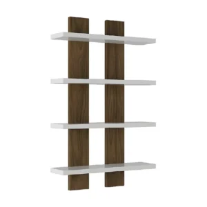 Lella Plank, Wit, Walnoot, 50x17x80 cm, EPIKASA