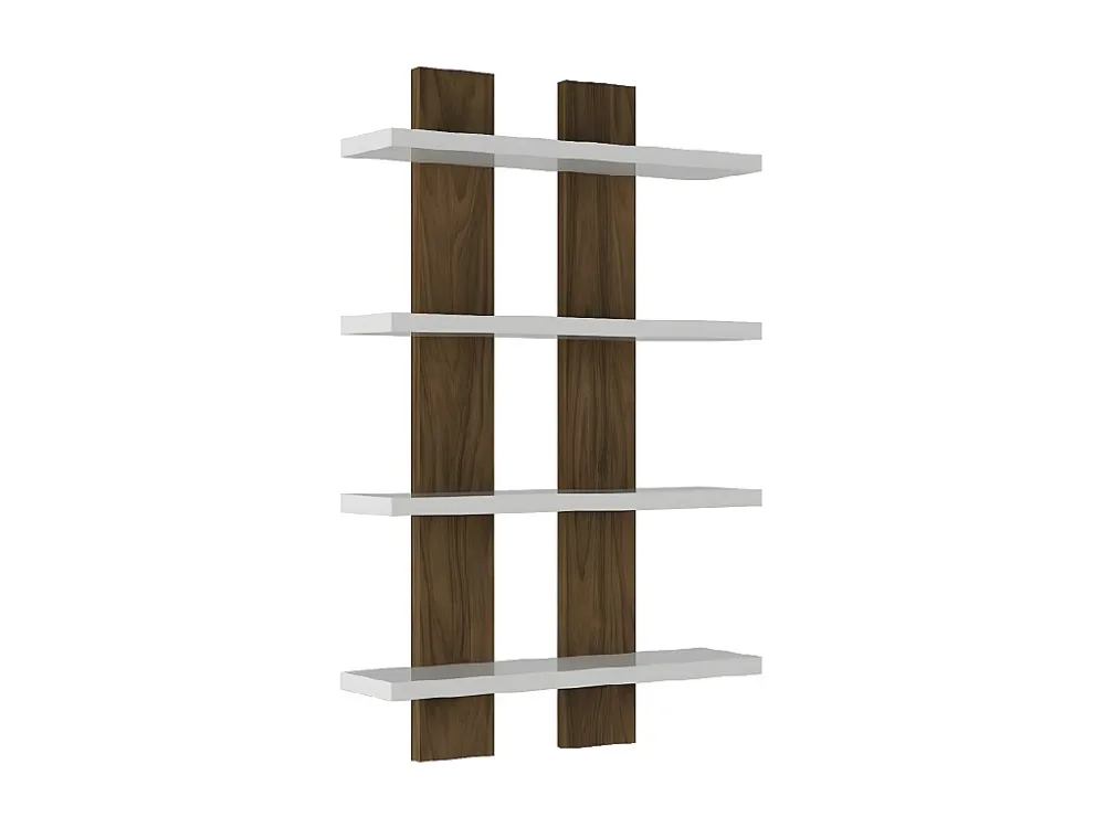 Lella Plank, Wit, Walnoot, 50x17x80 cm, EPIKASA