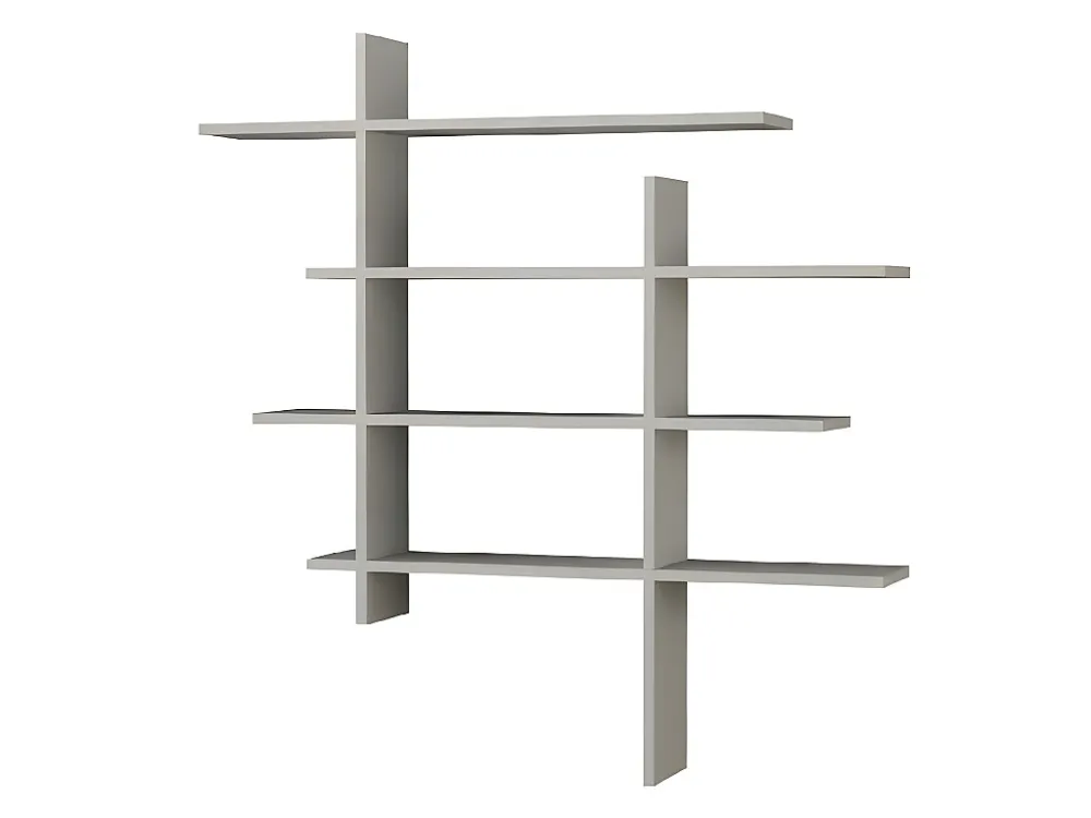 Cizgi Plank, Wit, 115x22x115 cm, EPIKASA Homemania