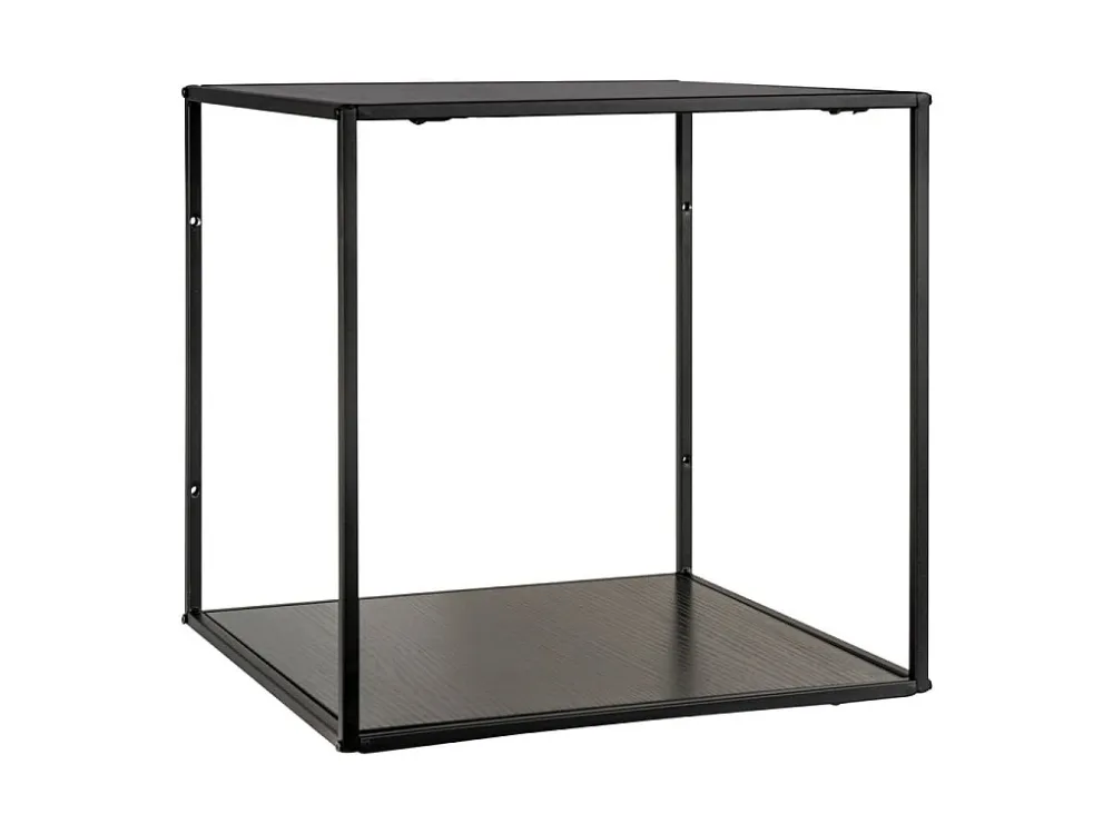 Vita wandkast zwart. House Nordic