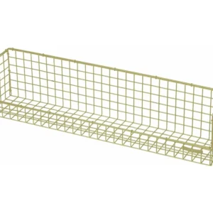WIRE|Wandplank beige metaal, groot Loft24