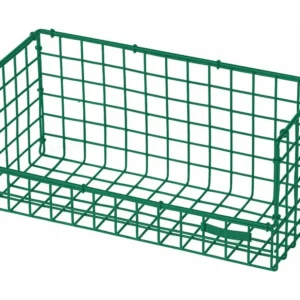 WIRE|Wandplank groen metaal, medium Loft24