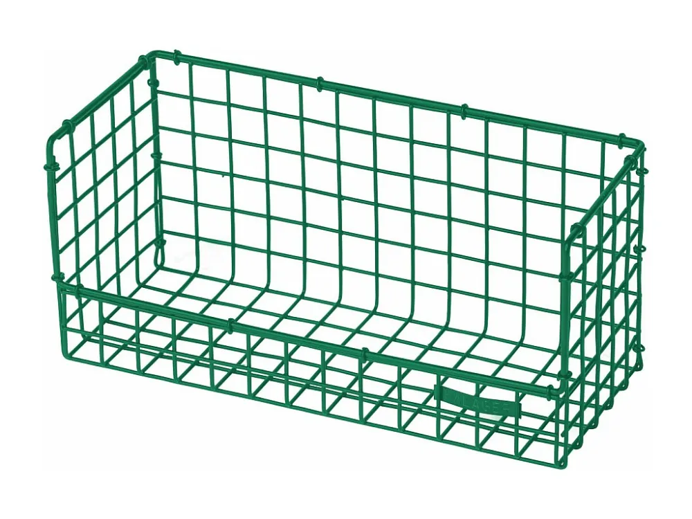 WIRE|Wandplank groen metaal, medium Loft24