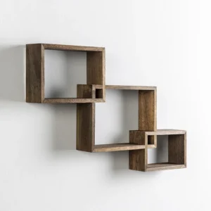 Set van 3 vierkante Iago wandplanken VS Venta-stock