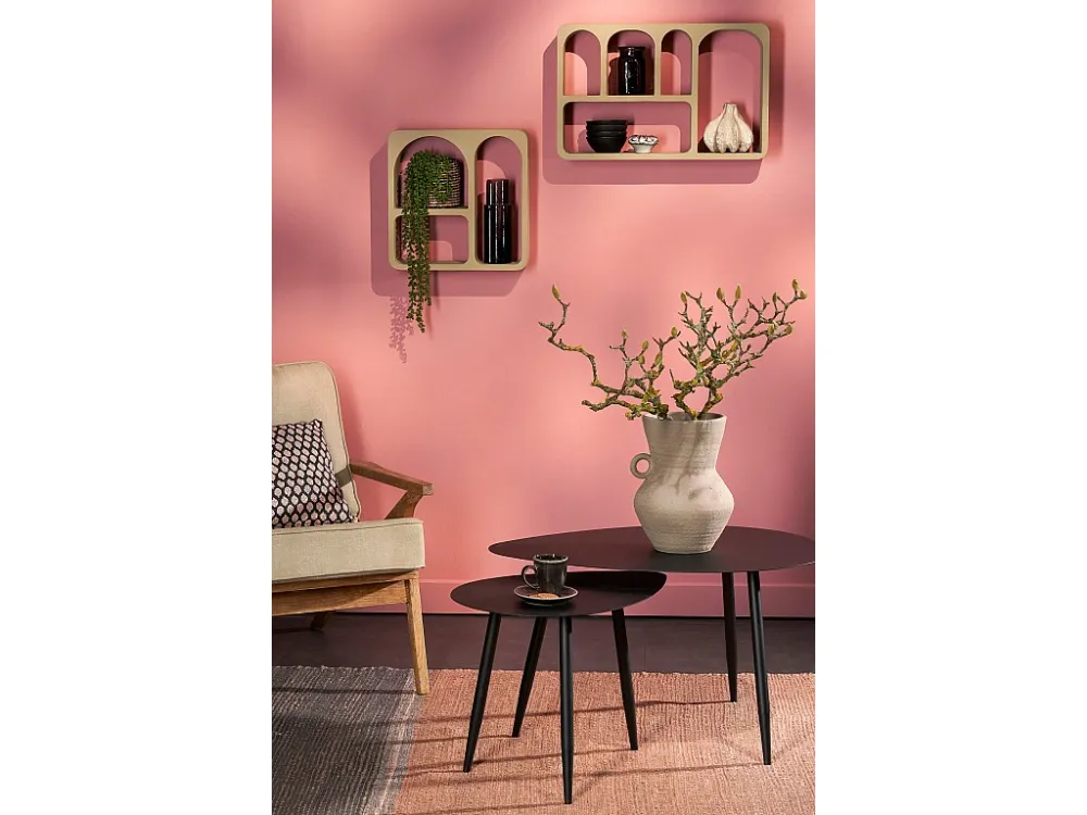 Wandkast van mdf - 40 x 15 x 40 - Taupe - FRATI