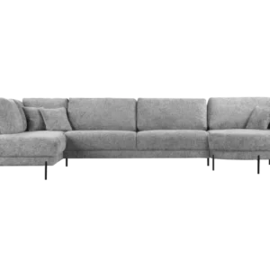 2BM - Hoeksalon Mars - Grijs Stof - Rechts - 200x354x130cm