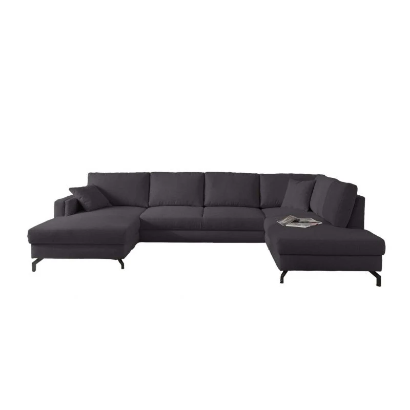 MLM - Hoeksalon Patrick - Rechts - Stof - Donkergrijs - 165x342x203cm Alcos