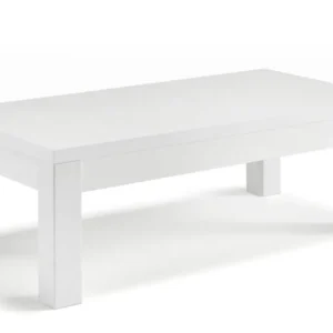 MLM - Salontafel Roma - Hoogglans - Wit - 127x46x66cm Alcos