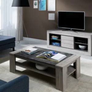 JAD - Salontafel Lucas - Grijze Eik - 130x45x65cm Dullaert