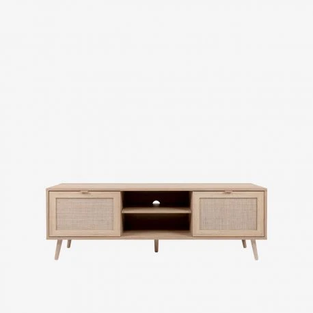 FIN - TV-Meubel Bali - Lichte Eik - 150x52x40cm Finori