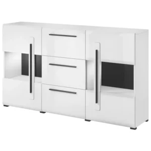 Dressoir Tulsa 28 - Wit/Eik - Twee kleuren - 180x103x39cm Helvetia