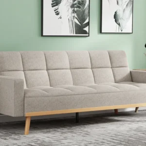 Rousseau - Slaapbank Adana - Stof Beige – 214x84cm