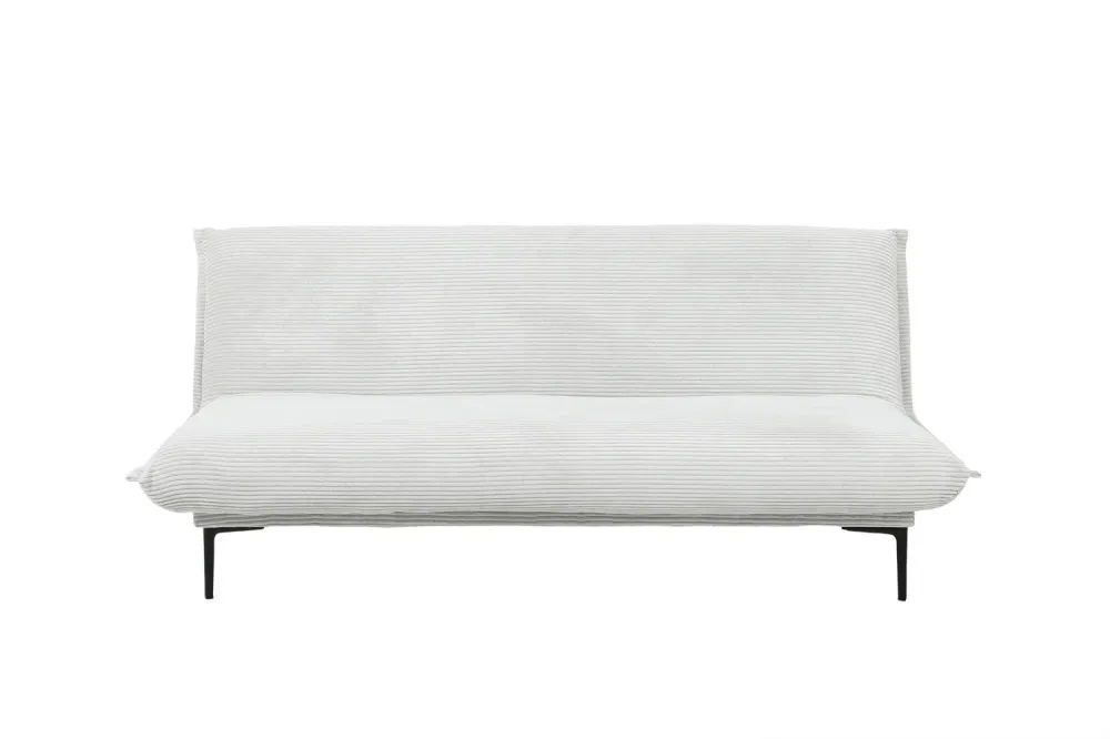 Rousseau - Zetelbed Alisa Corduroy Lichtgrijs - 82.5x190x81.5 cm