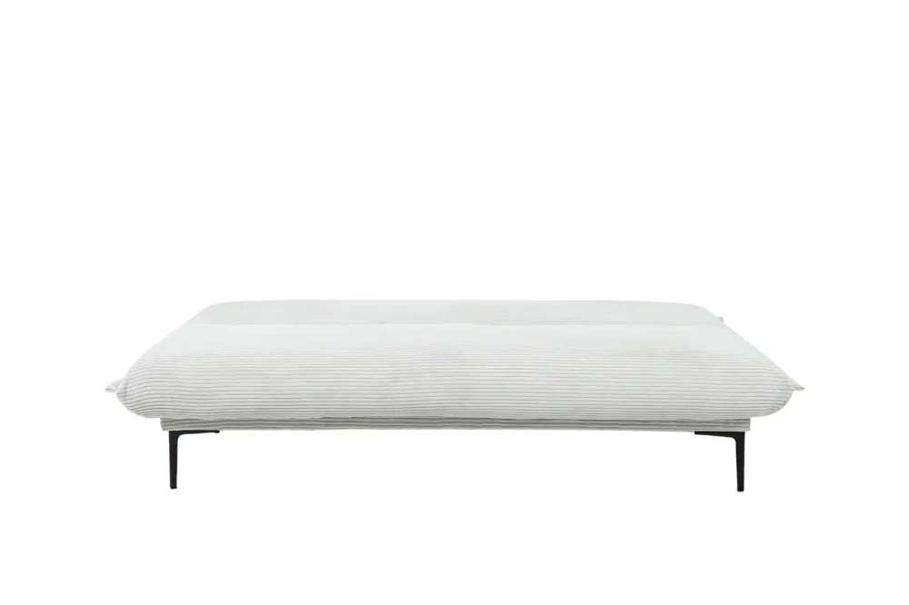 Rousseau - Zetelbed Alisa Corduroy Lichtgrijs - 82.5x190x81.5 cm