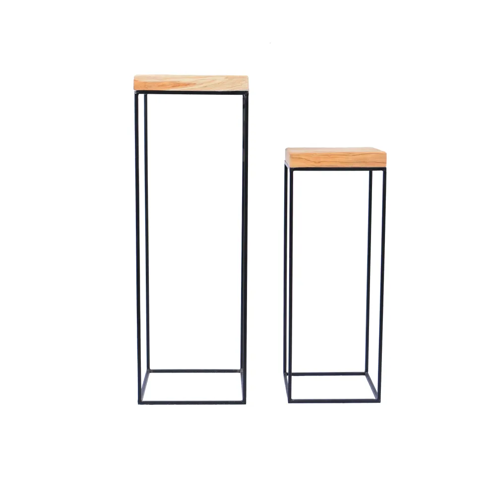 Kirana Plantentafel set teakhout Tall Men Standing