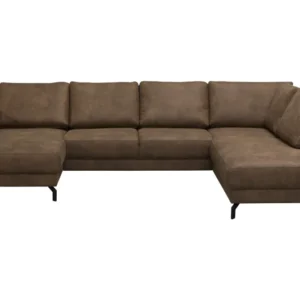 2BM - Hoeksalon Kristina - Links - Stof - Bruin - 150x305x200cm vendor-unknown