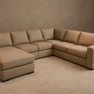 2BM - Hoeksalon Mila - Links - Stof - Taupe - 160x325x225cm vendor-unknown